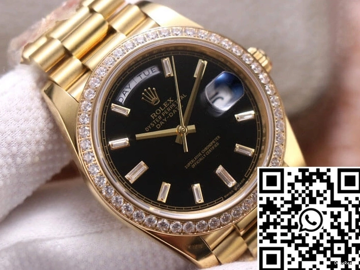 Day-Date EW Gold Dial Rolex M228348RBR-0001 Yellow Black Factory 0114